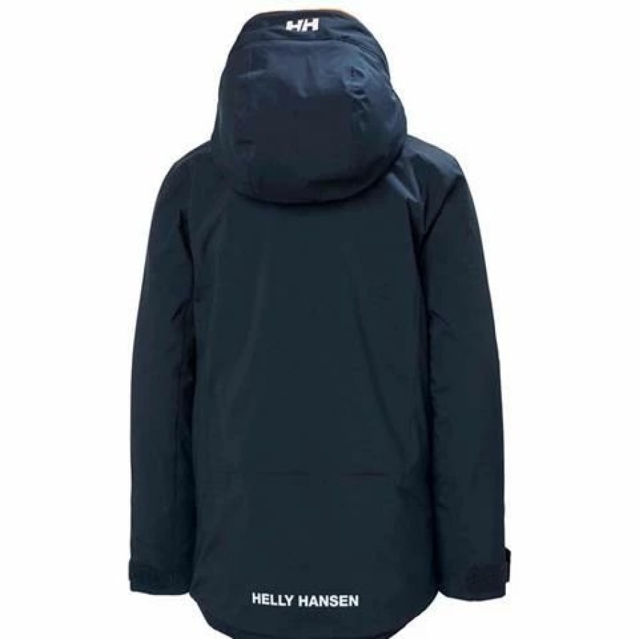 Kids * | Helly Hansen Alpha Insulated Jacket Junior Navy