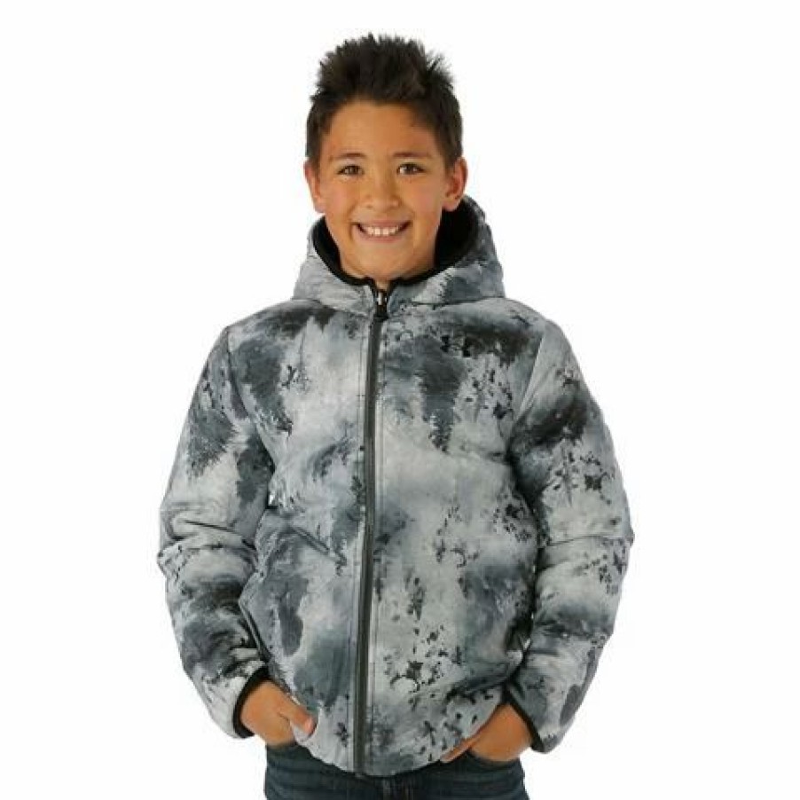 Kids * | Under Armour Boys Rev Pronto Puffer Jacket Boy'S Black