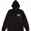 Men * | Union Hooded Coaches Jacket Men'S Black