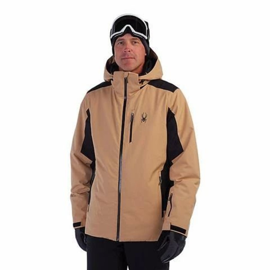 Men * | Spyder Vertex Soft Shell Jacket Men'S Tannin