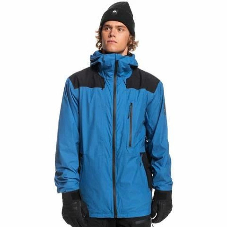 Men * | Quiksilver T Rice Gore Infinium Jacket Men'S Bright Cobalt (Bpcw)