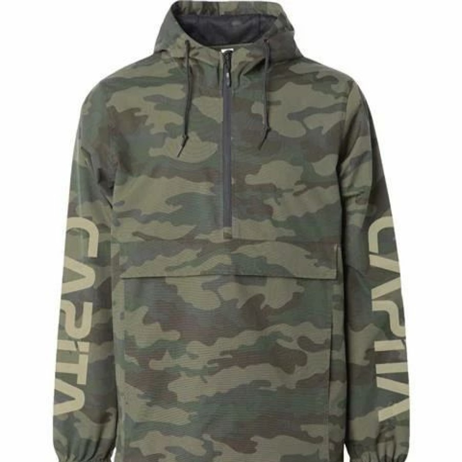 Men * | Capita Space Jungle Anorak Jacket Men'S Forest Camo