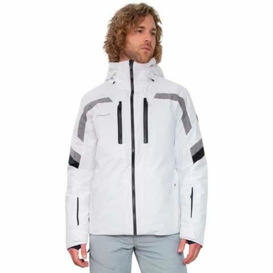 Men * | Obermeyer Chroma Jacket Men'S White (16010)