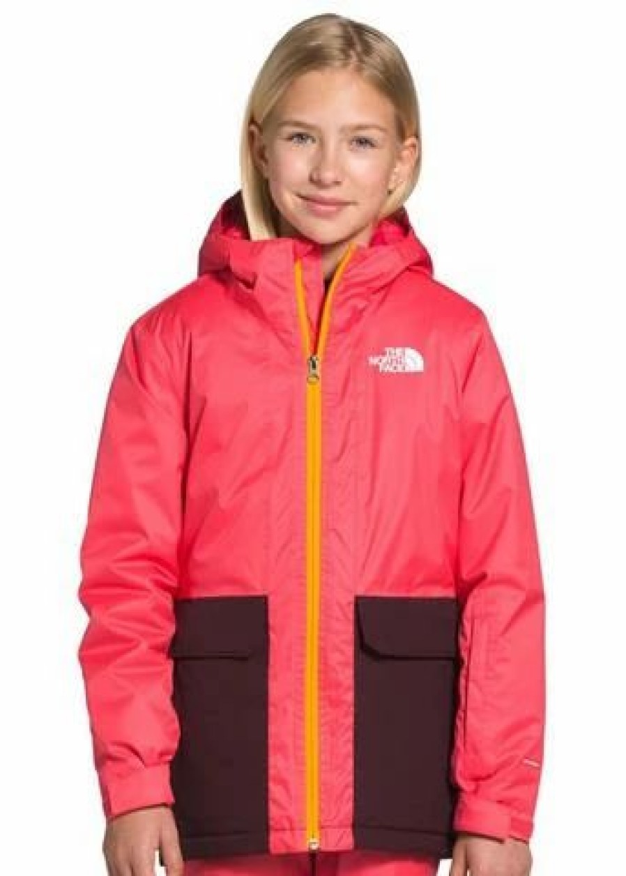 Kids * | Girls The North Face Freedom Insulated Jacket Nf0A4Tkf Paradise Pink