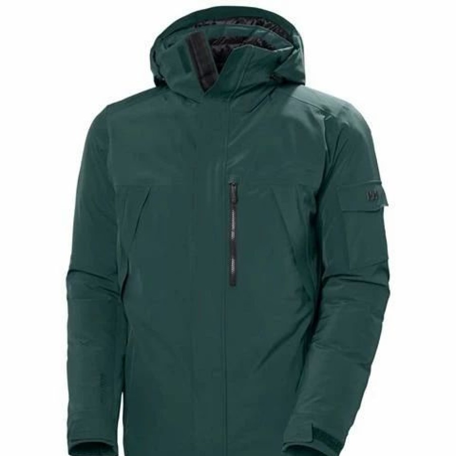 Men * | Helly Hansen Val D' Isere Puffy Jacket Men'S Darkest Spruce