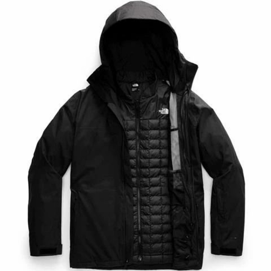 Men * | The North Face Men'S Thermoball Eco Snow Triclimate Jacket Tnf Black