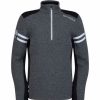 Men * | Spyder Wengen Half Zip Fleece Jacket Men'S Ebony