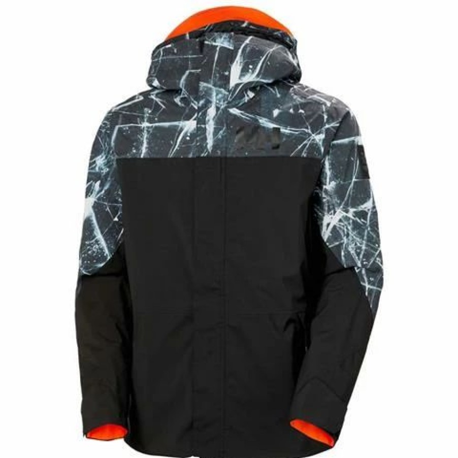 Men * | Helly Hansen Ullr Z Shell Jacket Men'S Black Ice