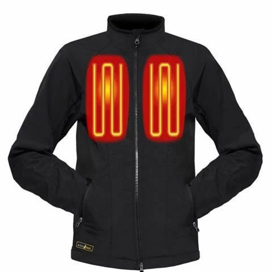 Men * | Mens Battery Heated Jacket Black