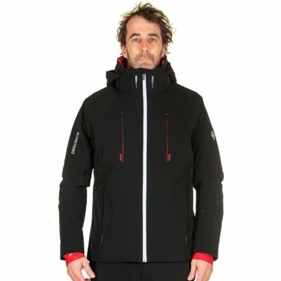 Men * | Descente Swiss Insulated Jacket Men'S Black