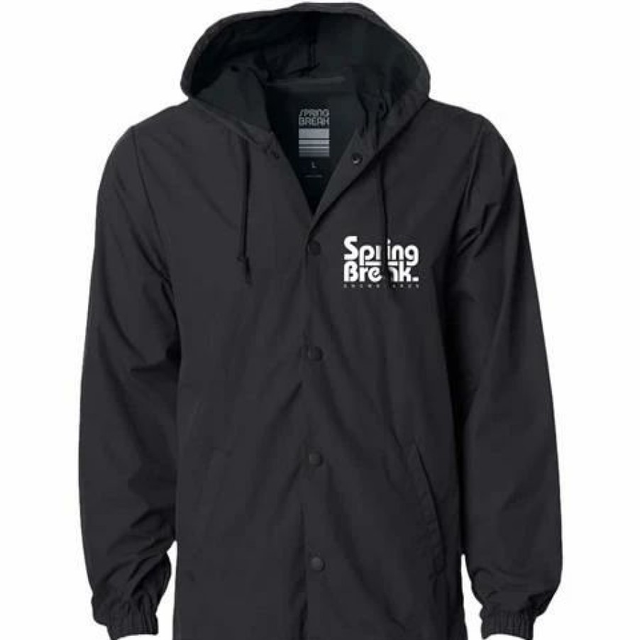 Men * | Capita Spring Break Coaches Jacket Men'S Black